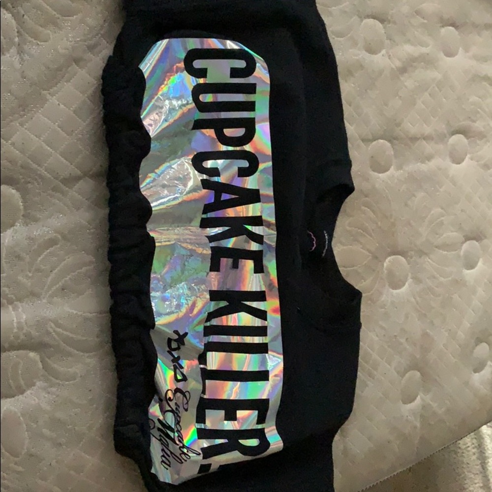 Long sleeve crop top